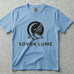 MAGLIETTA - SOVRA LUME AZZURRA IN TESSUTO