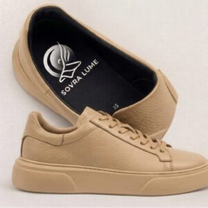 SCARPE - SOVRA LUME BEIGE IN PELLE DI CASHMERE
