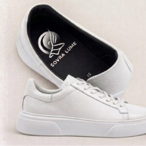 SCARPE - SOVRA LUME BIANCO IN PELLE DI CASHMERE