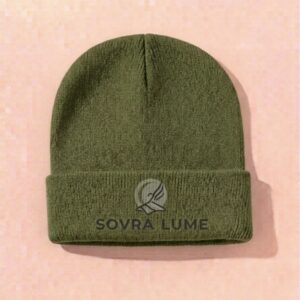 BERRETTO - SOVRA LUME VERDE SCURO IN COTONE MORBIDO