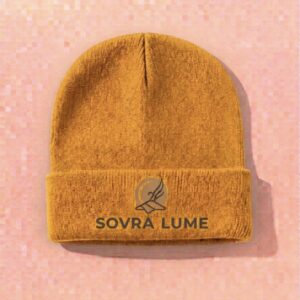 BERRETTO - SOVRA LUME ARANCIONE IN COTONE MORBIDO