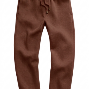 PANTALONI - SOVRA LUME MARRONE IN LINO MORBIDO