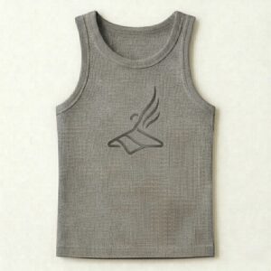 CANOTTIERA - SOVRA LUME GRIGIO IN COTONE DI LINO