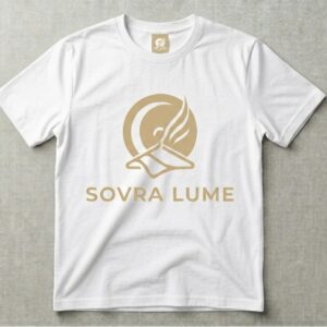 MAGLIETTA - SOVRA LUME BIANCA/ORO IN TESSUTO