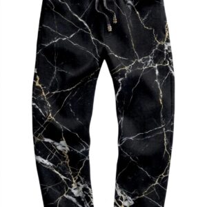 PANTALONI - SOVRA LUME MARMO NERO IN COTONE PESANTE