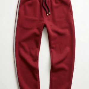PANTALONI - SOVRA LUME ROSSI/BIANCHI IN COTONE PESANTE