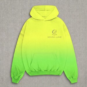 FELPA - SOVRA LUME GIALLA FLUO/VERDE FLUO IN COTONE
