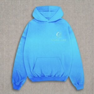 FELPA - SOVRA LUME AZZURRA FLUO IN COTONE