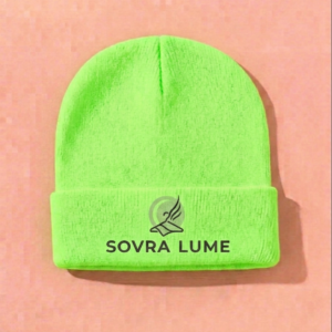 BERRETTO - SOVRA LUME VERDE FLUO IN COTONE MORBIDO