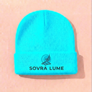 BERRETTO - SOVRA LUME  AZZURRO FLUO IN COTONE MORBIDO